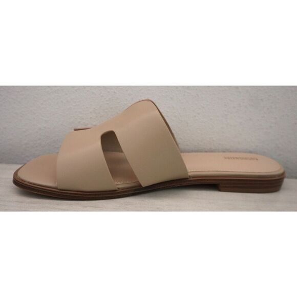 Cushionaire Women's Sz 12W Tan Voyage Slide Sandals + Memory Foam - Picture 9 of 16